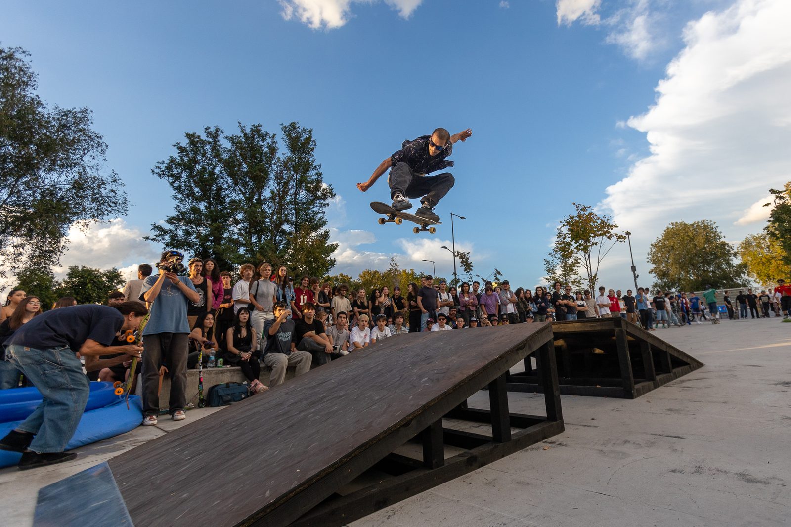 Backside air dalla rampa